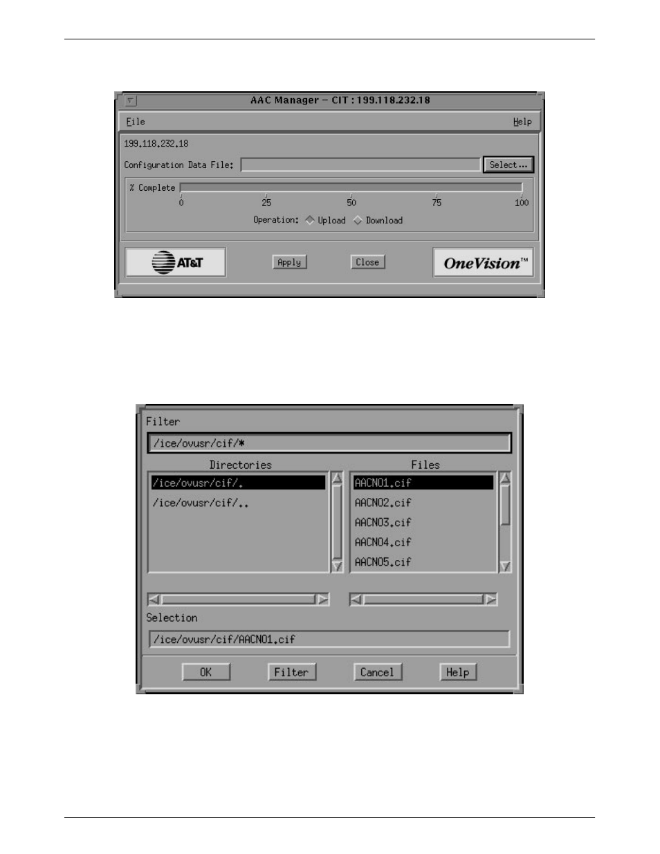 The upload/download window appears (see, Figure 3, Indow appears (see | Figure 4 | Paradyne ACCULINK 7800-D1-999 User Manual | Page 8 / 11