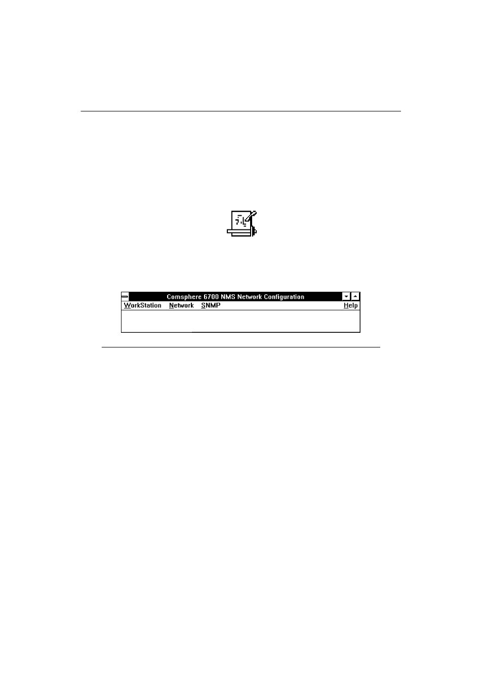 Accessing the network configuration feature, Network configuration main menu | Paradyne COMSPHERE 6700 SERIES User Manual | Page 11 / 57