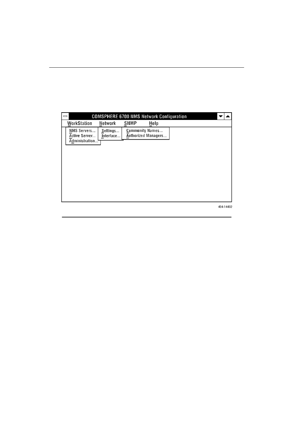 Main menu options, Network configuration main menu options | Paradyne COMSPHERE 6700 SERIES User Manual | Page 12 / 57