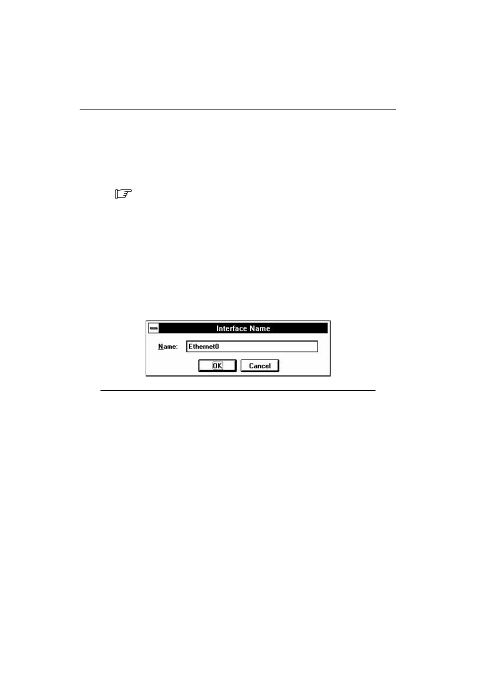 Duplicating an interface, Interface name dialog box | Paradyne COMSPHERE 6700 SERIES User Manual | Page 21 / 57