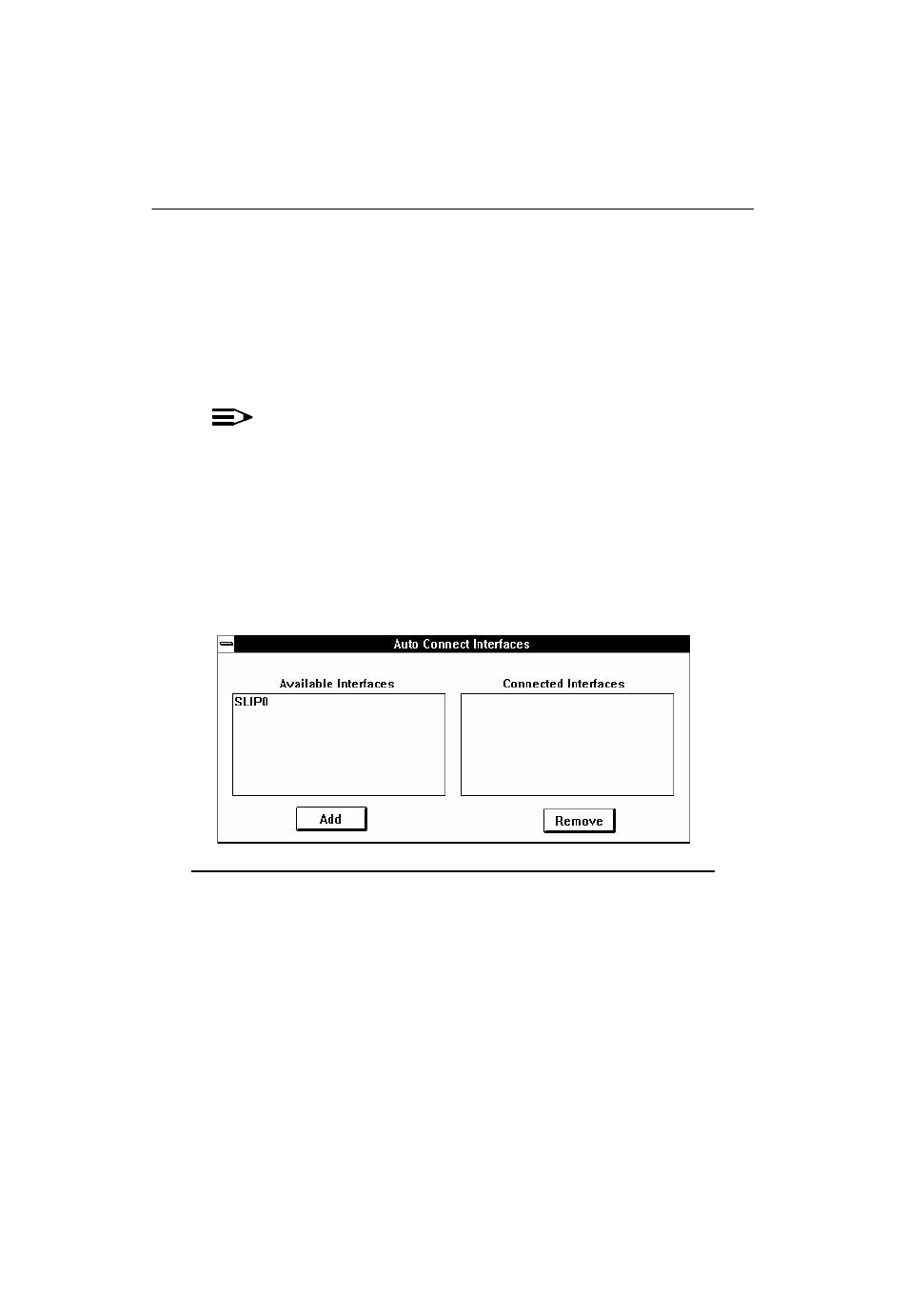 Automatically connecting interfaces, Auto connect interfaces dialog box | Paradyne COMSPHERE 6700 SERIES User Manual | Page 23 / 57