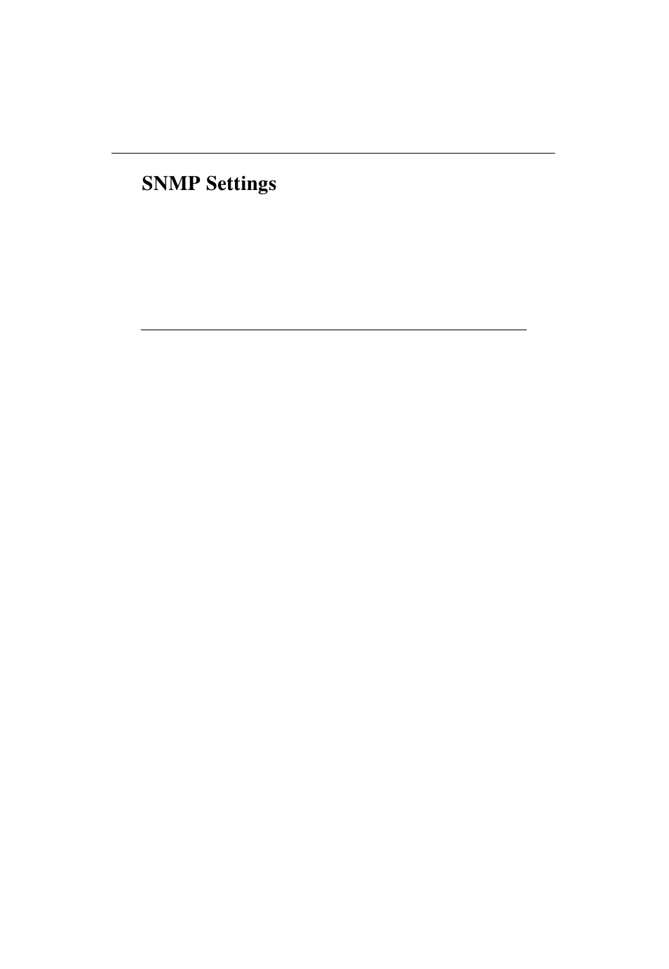 Snmp settings | Paradyne COMSPHERE 6700 SERIES User Manual | Page 25 / 57