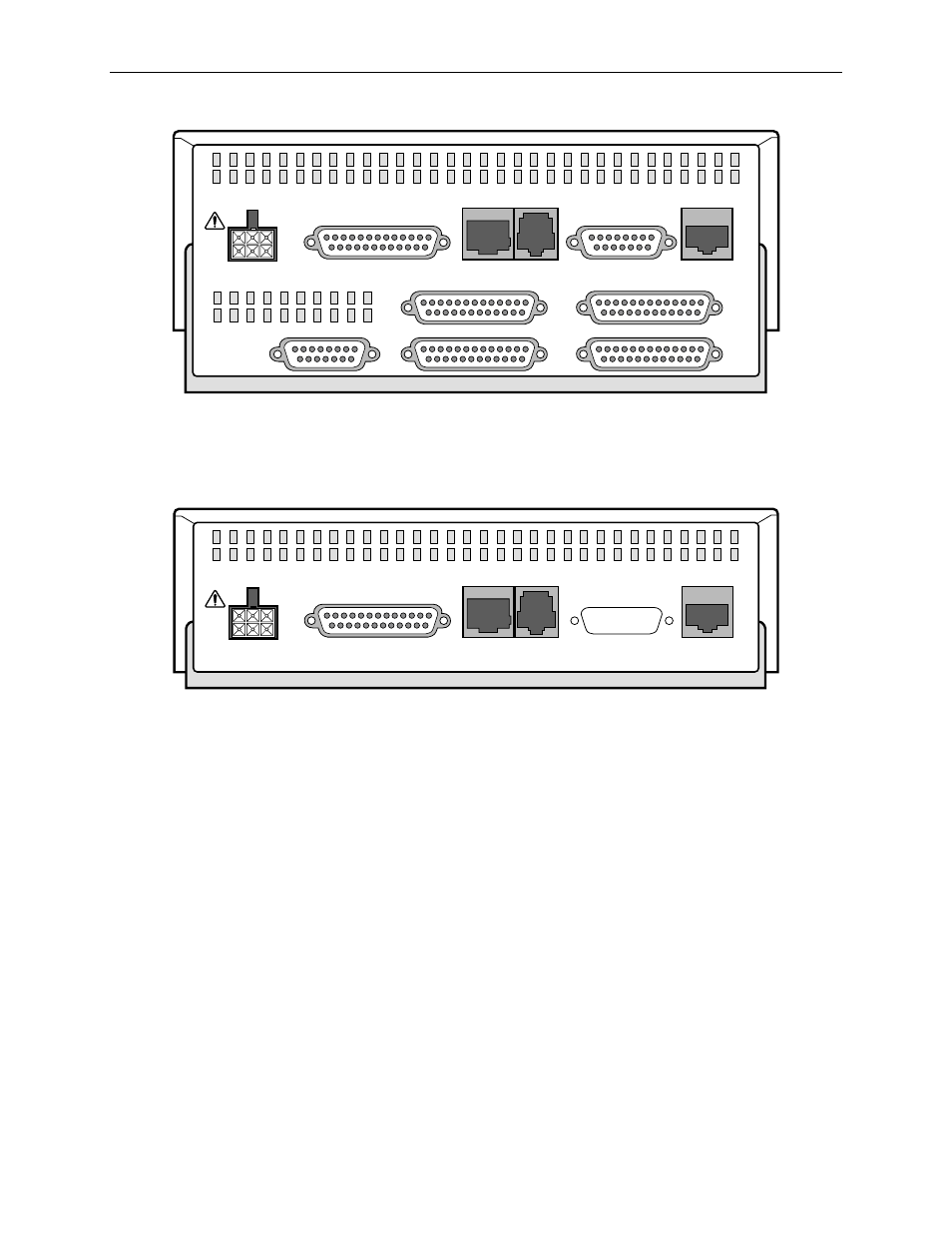 Figure 1-5, 3164 dsu/csu rear panel, Figure 1-6, 3165 dsu/csu rear panel | Paradyne 3161-B3 User Manual | Page 22 / 298