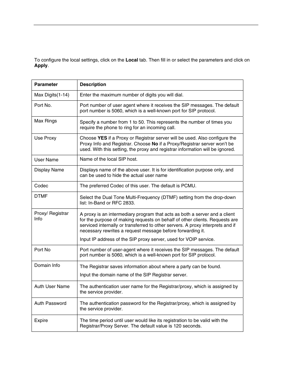 Local, Ocal, 1 local | Paradyne 1810 User Manual | Page 17 / 31