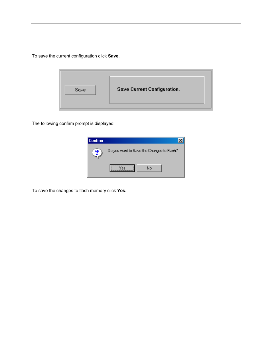 Save current configuration, 1 save current configuration | Paradyne 1810 User Manual | Page 28 / 31