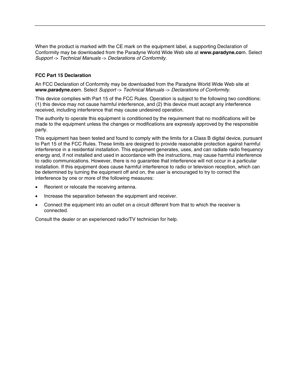 Paradyne 1810 User Manual | Page 4 / 31