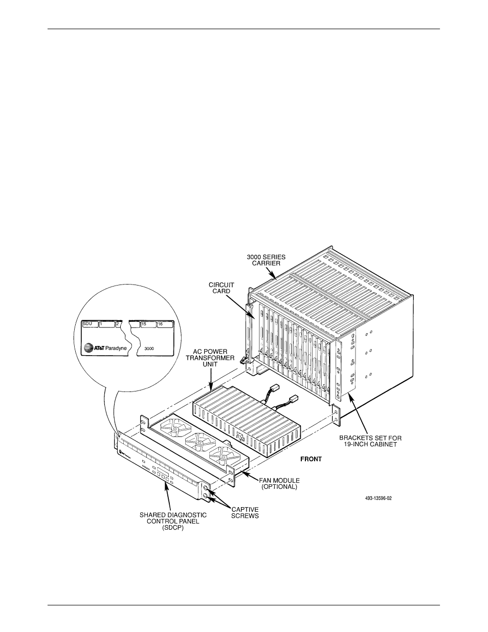 Overview, Comsphere 3000 series carrier assembly | Paradyne COMSPHERE 3000 User Manual | Page 29 / 131