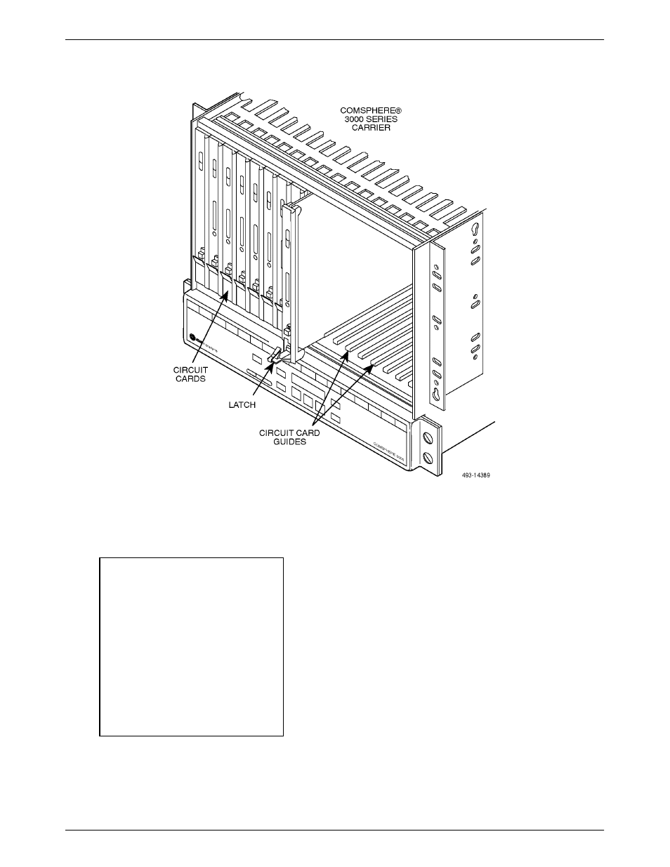 Circuit card installation | Paradyne COMSPHERE 3000 User Manual | Page 78 / 131