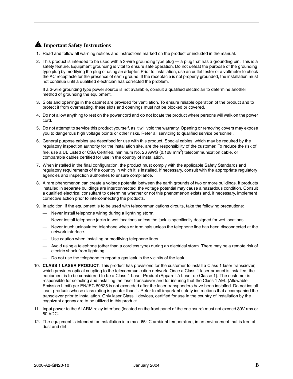 Paradyne BitStorm 2600 IP DSLAM User Manual | Page 3 / 58