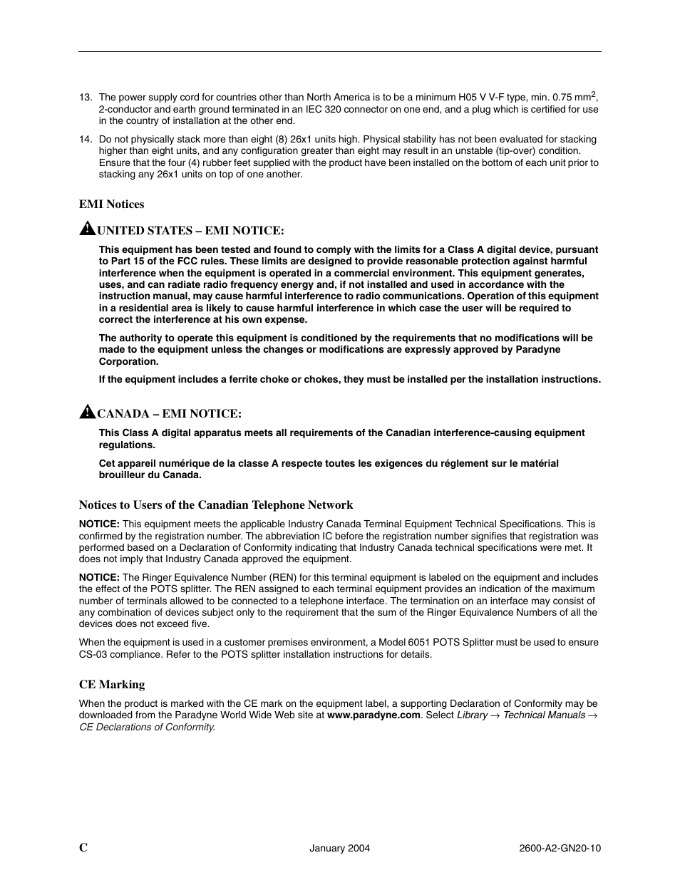 Paradyne BitStorm 2600 IP DSLAM User Manual | Page 4 / 58
