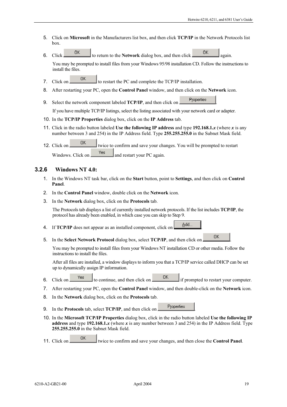 Windows nt 4.0 | Paradyne 6381 User Manual | Page 19 / 46