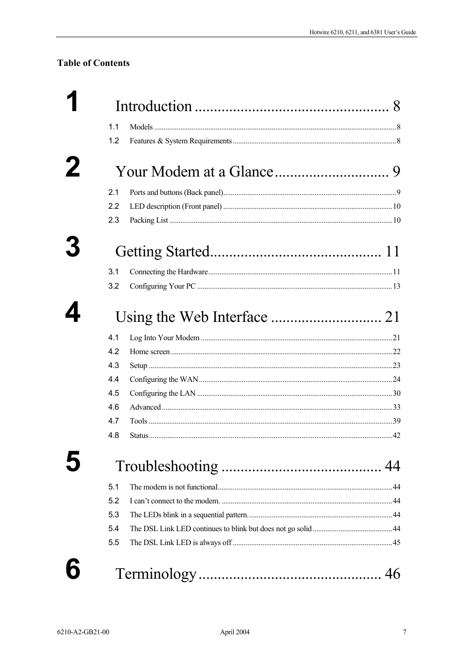 Paradyne 6381 User Manual | Page 7 / 46