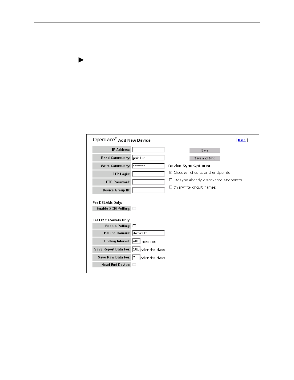 Adding a device | Paradyne OpenLane SLM 5.5 User Manual | Page 48 / 112
