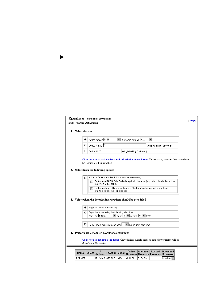 Downloading and activating firmware | Paradyne OpenLane SLM 5.5 User Manual | Page 68 / 112