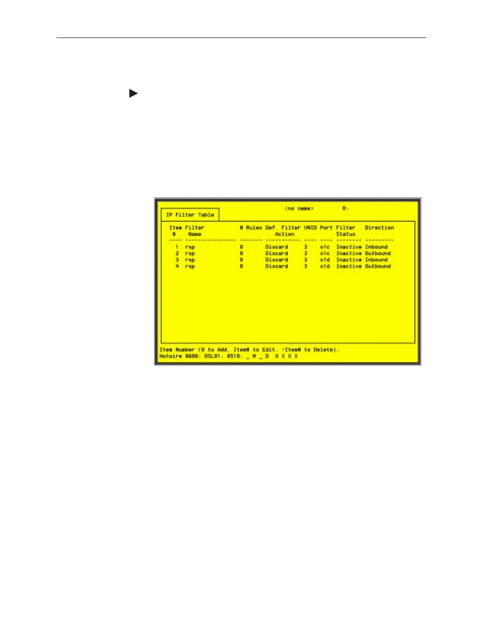 Configuring ip filter rules | Paradyne 8310 MVLt User Manual | Page 37 / 108
