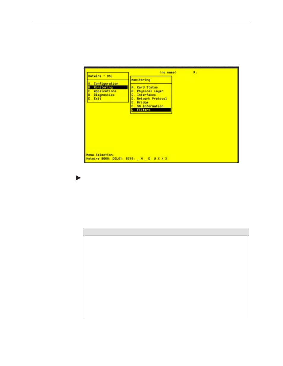 Dsl monitoring ip filters screen | Paradyne 8310 MVLt User Manual | Page 78 / 108