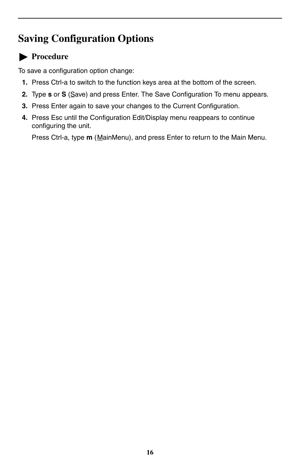 Saving configuration options | Paradyne 9550 DS3 User Manual | Page 16 / 20