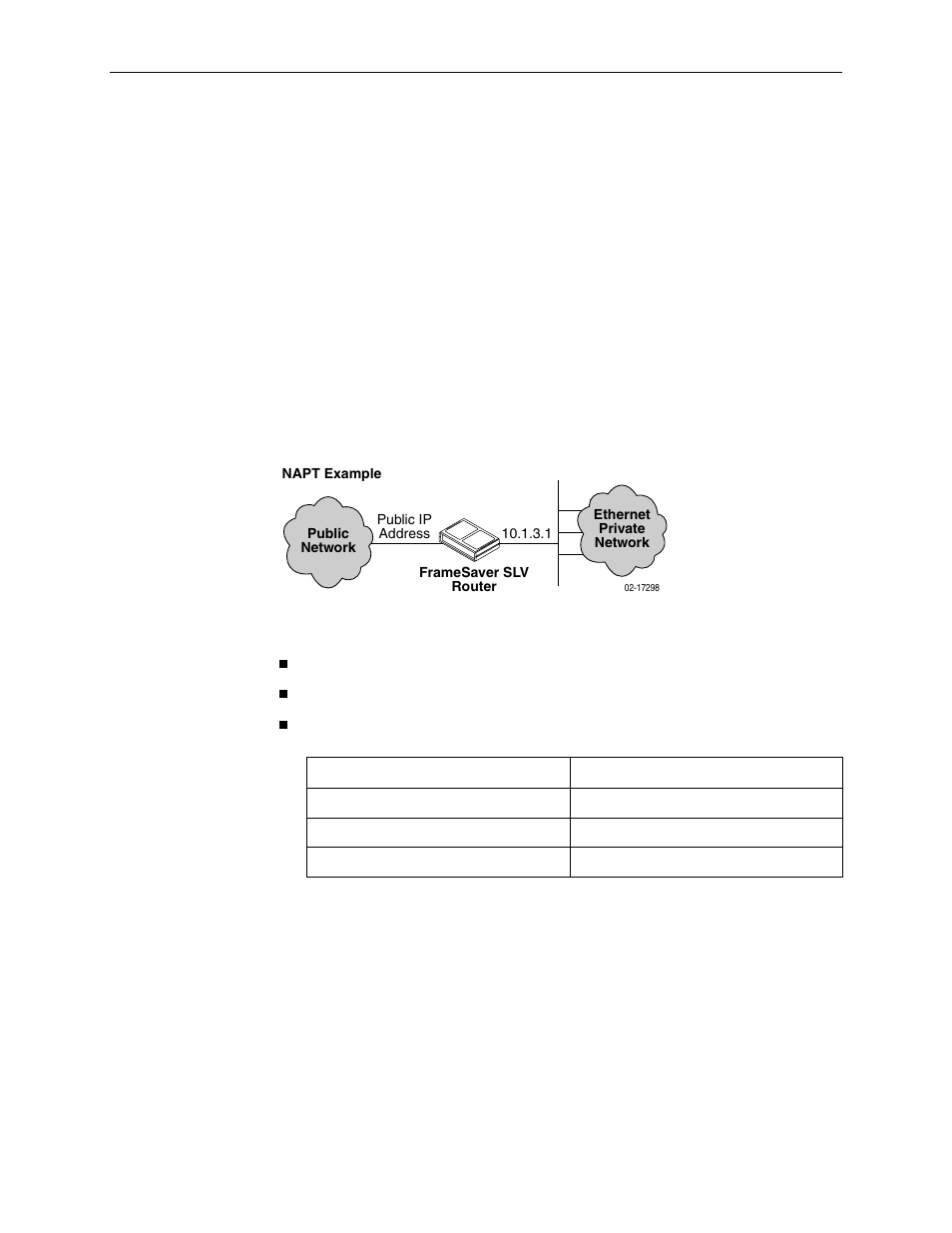 Network address port translation, Napt configuration example | Paradyne CSU User Manual | Page 158 / 470