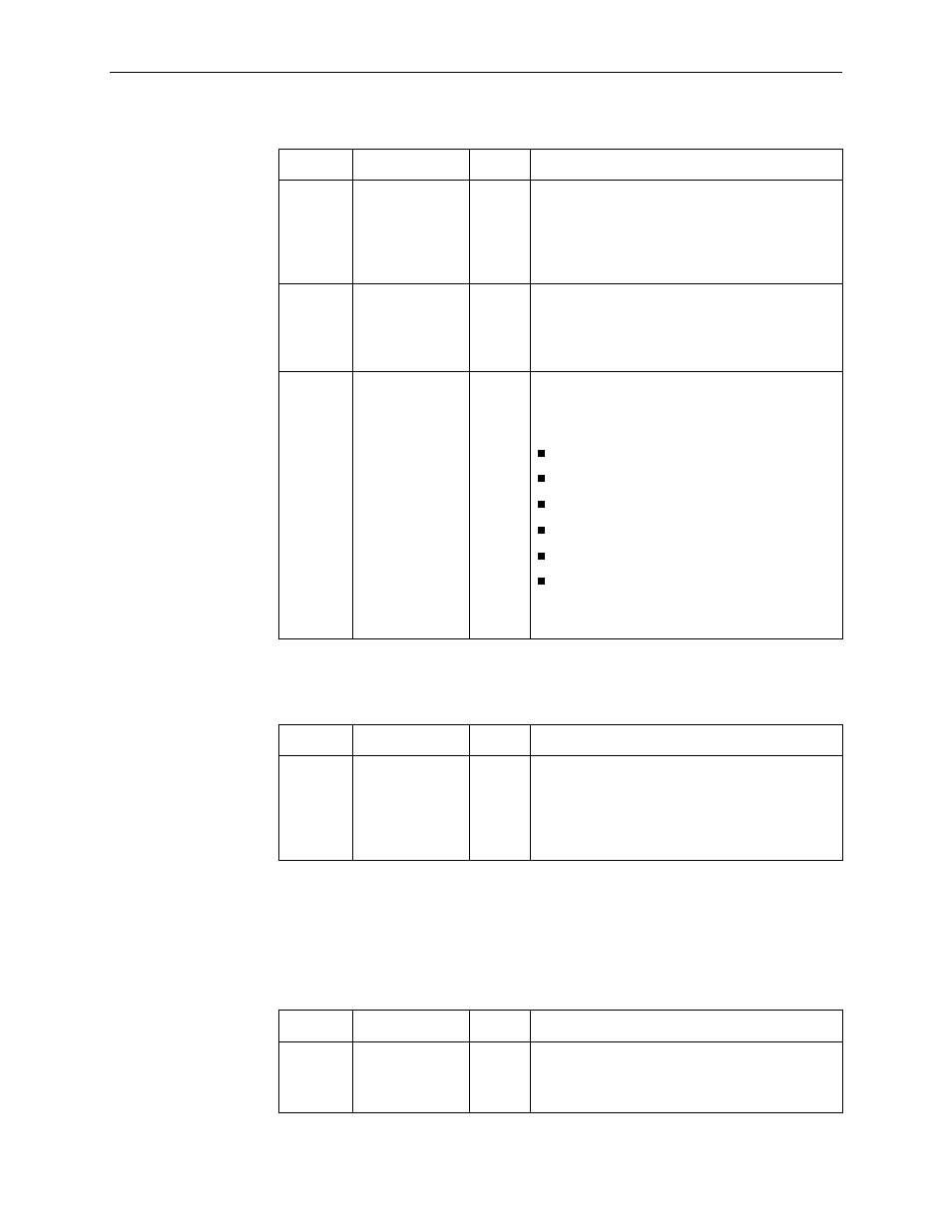 Table 7-2, network, dsx, or pri interface leds, Table 7-3, user data port led (csu/dsus, Only) | Table 7-4, ethernet port, Led (routers only) | Paradyne CSU User Manual | Page 192 / 470