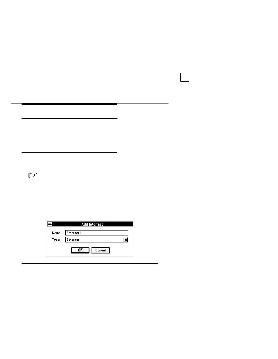 Interfaces, Adding an interface, Add interface window | Paradyne COMSPHERE 6700-A2-GB22-00 User Manual | Page 23 / 60