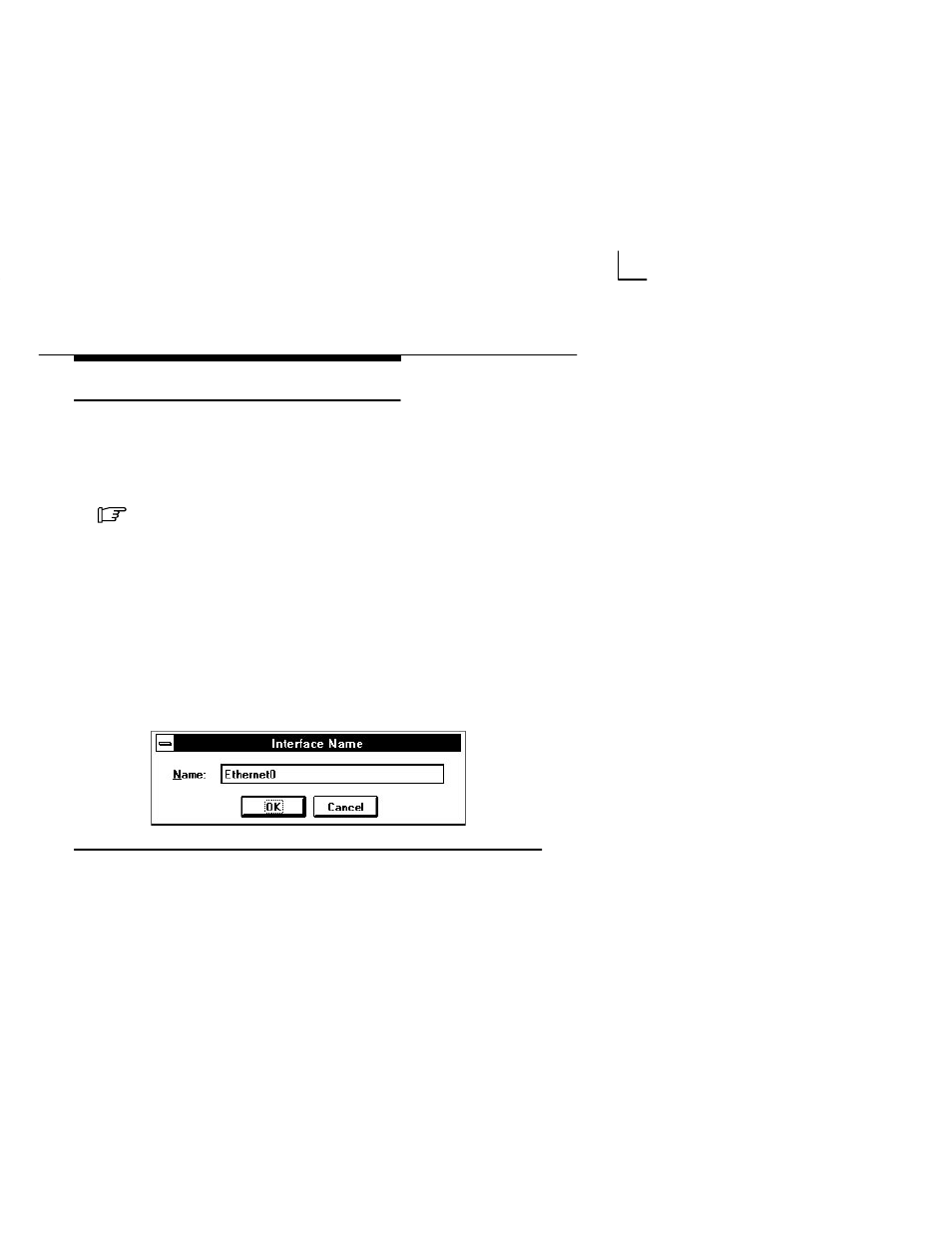 Duplicating an interface, Interface name dialog box | Paradyne COMSPHERE 6700-A2-GB22-00 User Manual | Page 24 / 60