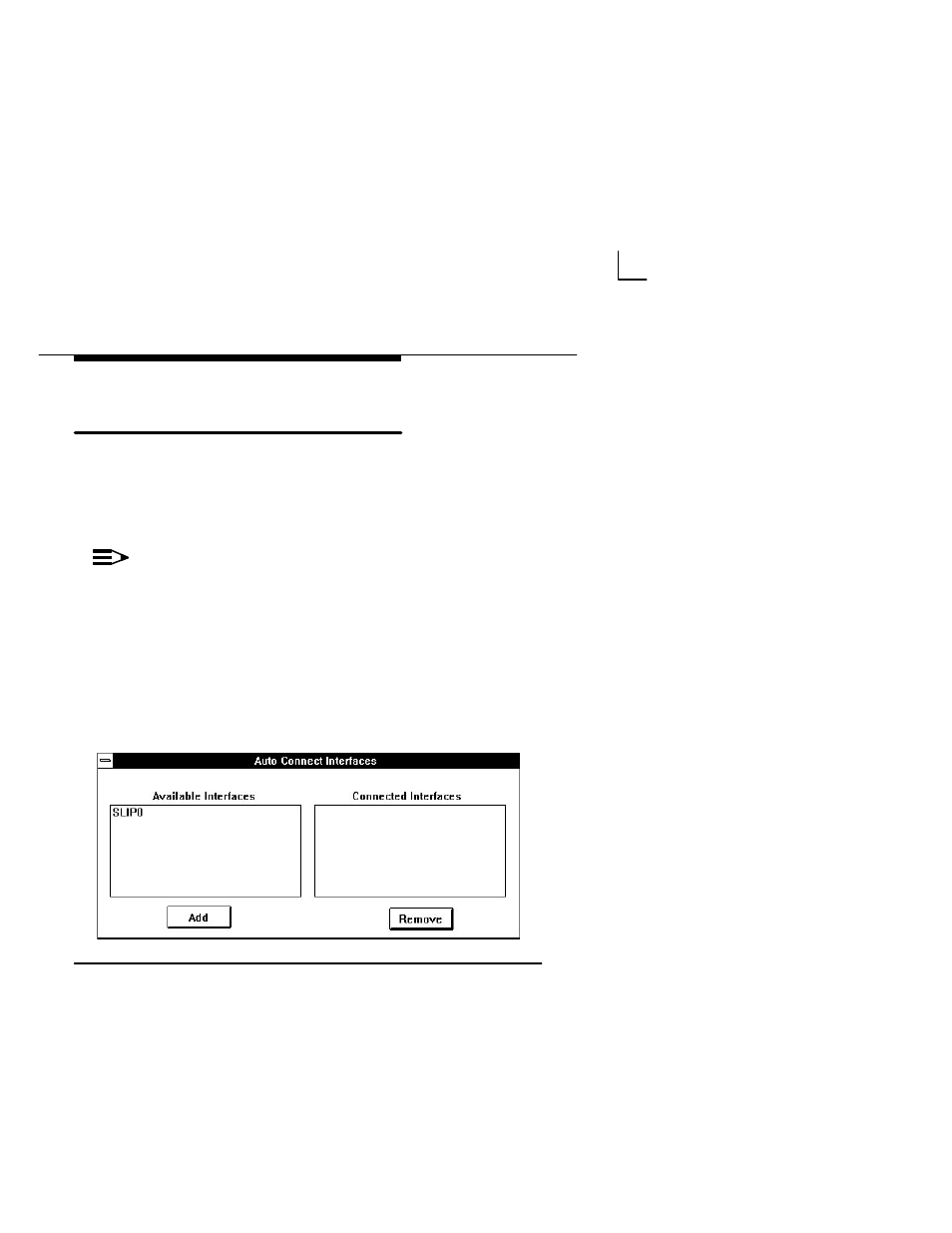 Automatically connecting interfaces, Auto connect interfaces dialog box | Paradyne COMSPHERE 6700-A2-GB22-00 User Manual | Page 26 / 60
