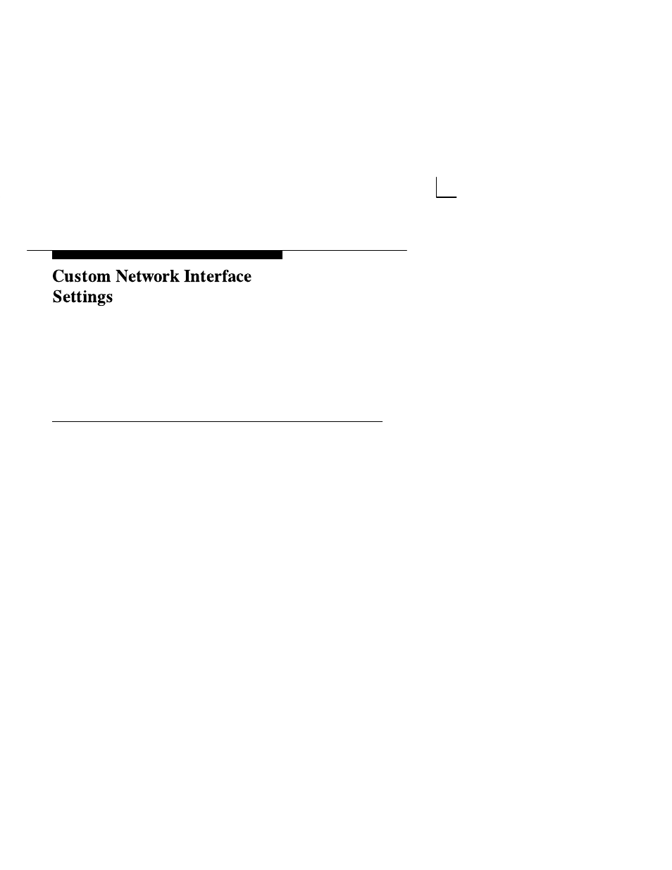 Custom network interface settings | Paradyne COMSPHERE 6700-A2-GB22-00 User Manual | Page 35 / 60