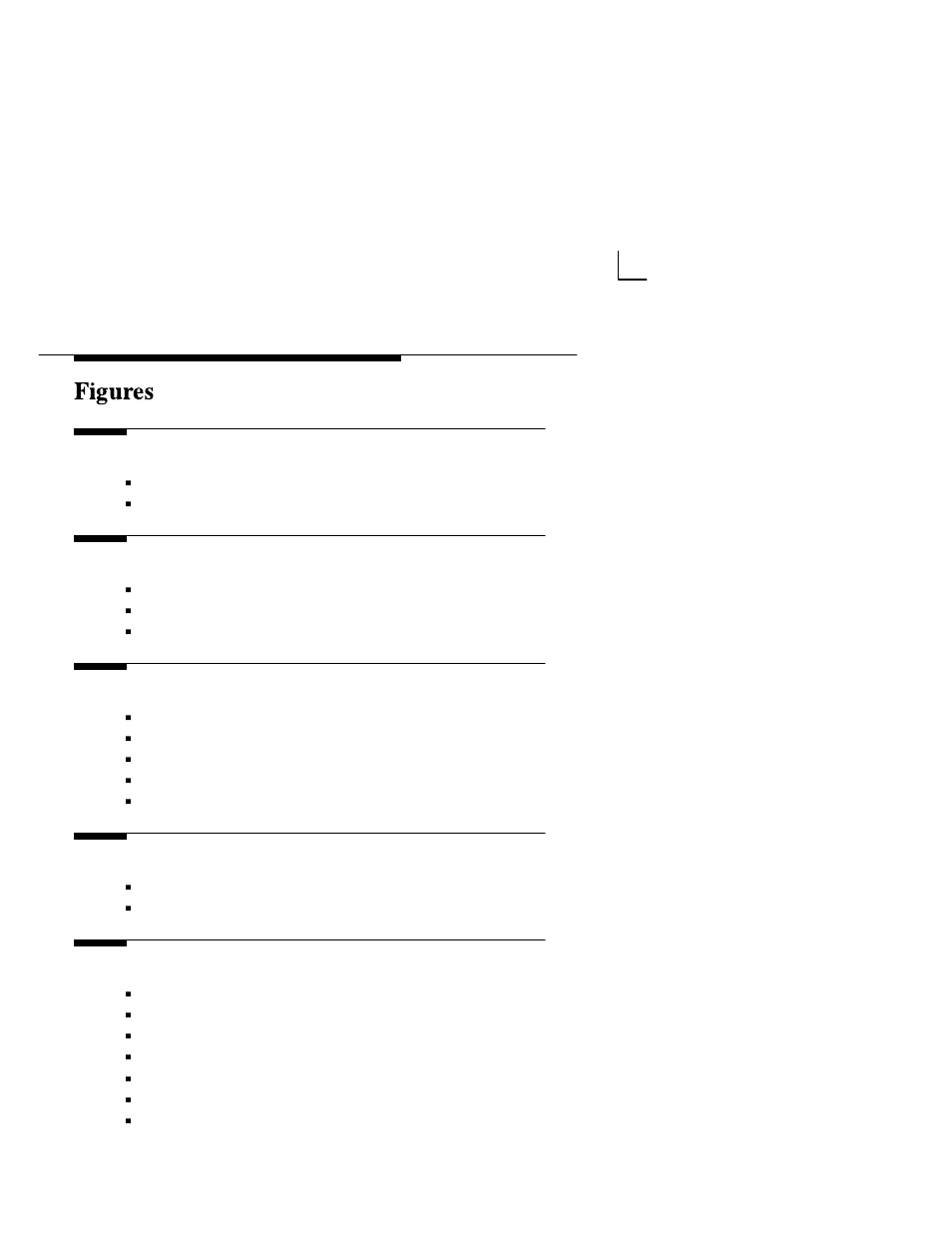 Figures, 1overview, 2workstation settings | 3configuration files and interfaces, 4snmp settings, 5custom network interface settings | Paradyne COMSPHERE 6700-A2-GB22-00 User Manual | Page 8 / 60