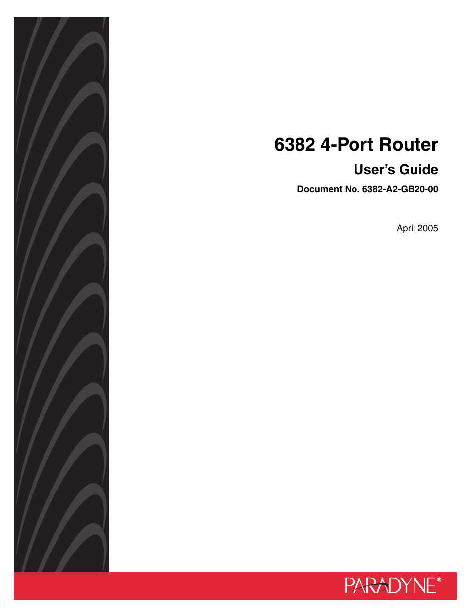 Paradyne 6382 User Manual | 76 pages