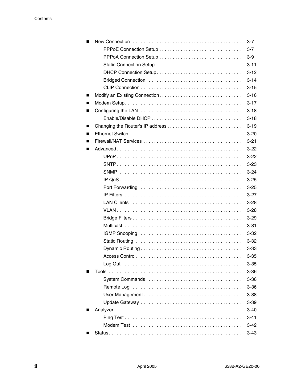 Paradyne 6382 User Manual | Page 8 / 76