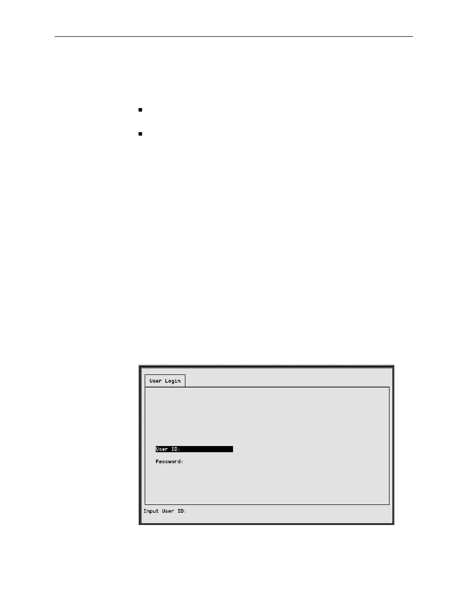 Reviewing the levels of access, User login screen | Paradyne HOTWIRE 8310 MVL User Manual | Page 27 / 98