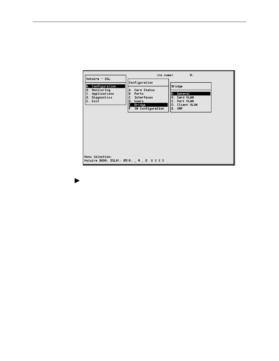 Dsl configuration bridge screens | Paradyne HOTWIRE 8310 MVL User Manual | Page 51 / 98