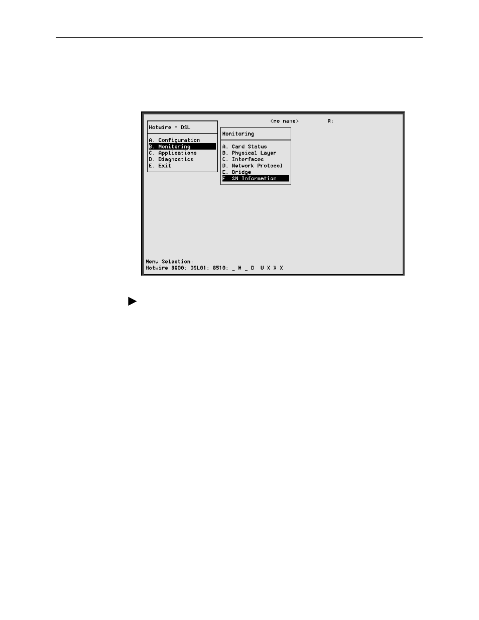 Dsl sn information screen | Paradyne HOTWIRE 8310 MVL User Manual | Page 73 / 98