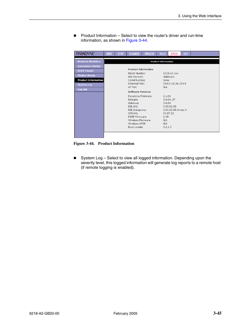 Paradyne 6218 User Manual | Page 69 / 78
