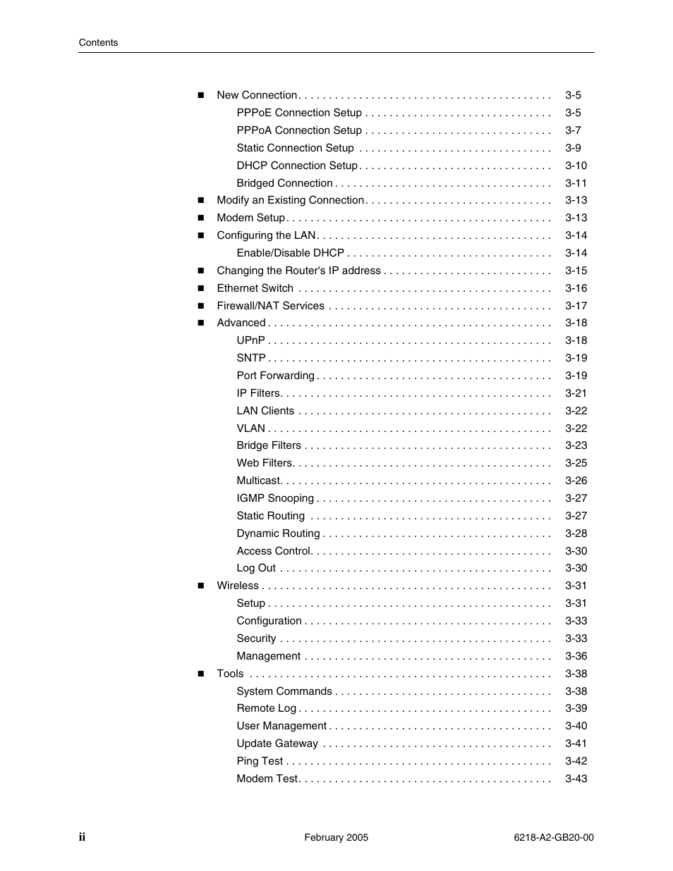 Paradyne 6218 User Manual | Page 8 / 78