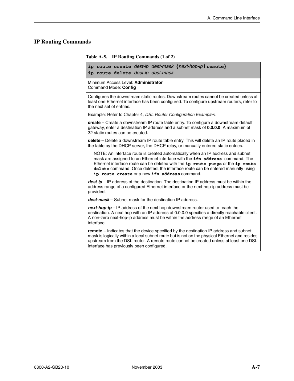 Ip routing commands | Paradyne 6342 User Manual | Page 81 / 146