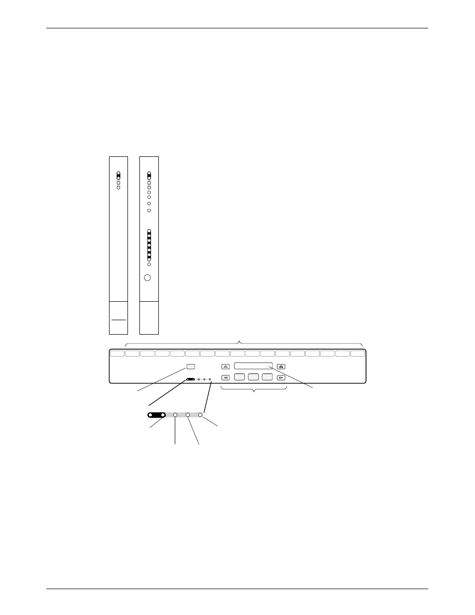 Select key, Carrier slots 1–16, Keypad lcd | Status indicators | Paradyne 3810 User Manual | Page 30 / 204