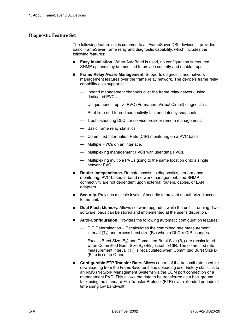 Diagnostic feature set | Paradyne 9788 User Manual | Page 18 / 340