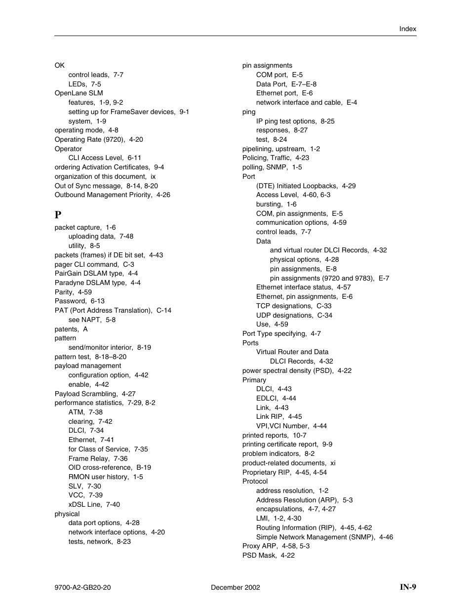 Paradyne 9788 User Manual | Page 335 / 340