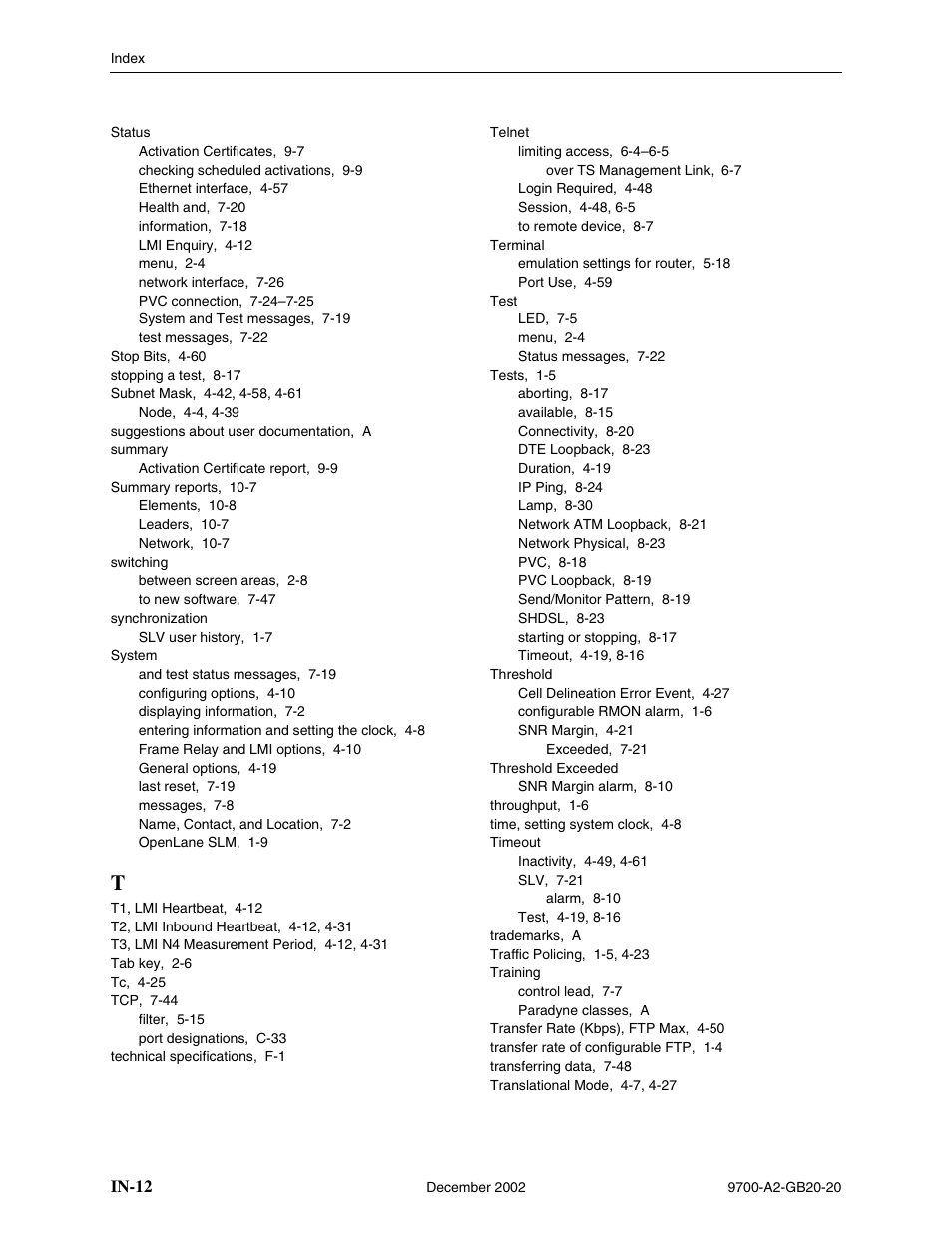 Paradyne 9788 User Manual | Page 338 / 340