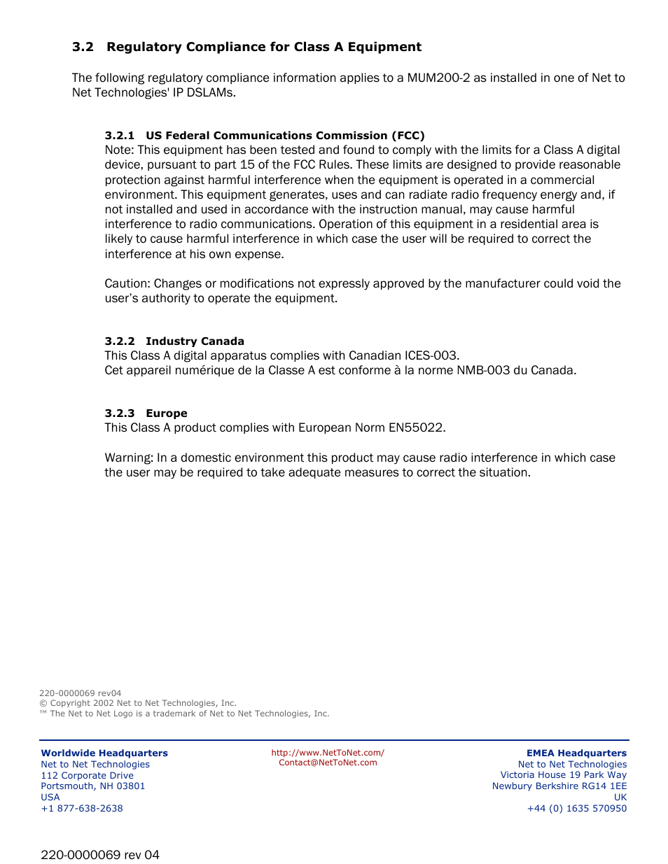 Paradyne IP DSLAM Multiplexer Module MUM200-2 User Manual | Page 4 / 4