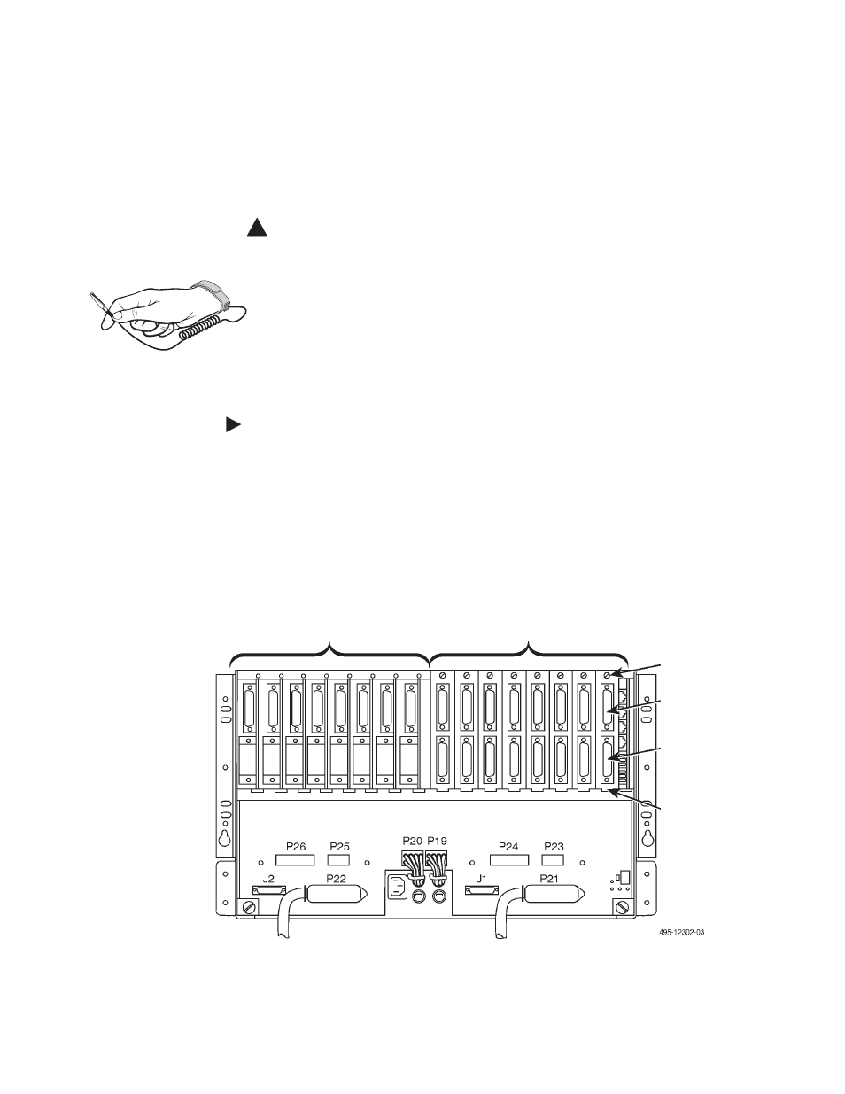 Installing the rear connector plate | Paradyne 3511 DSU User Manual | Page 2 / 4