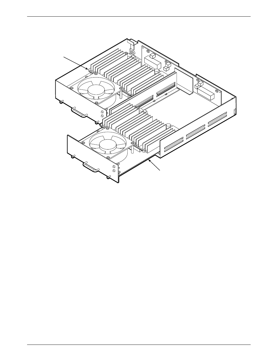 Installing the optional second power module, Figure 2-1 | Paradyne COMSPHERE 3600 Series User Manual | Page 21 / 53