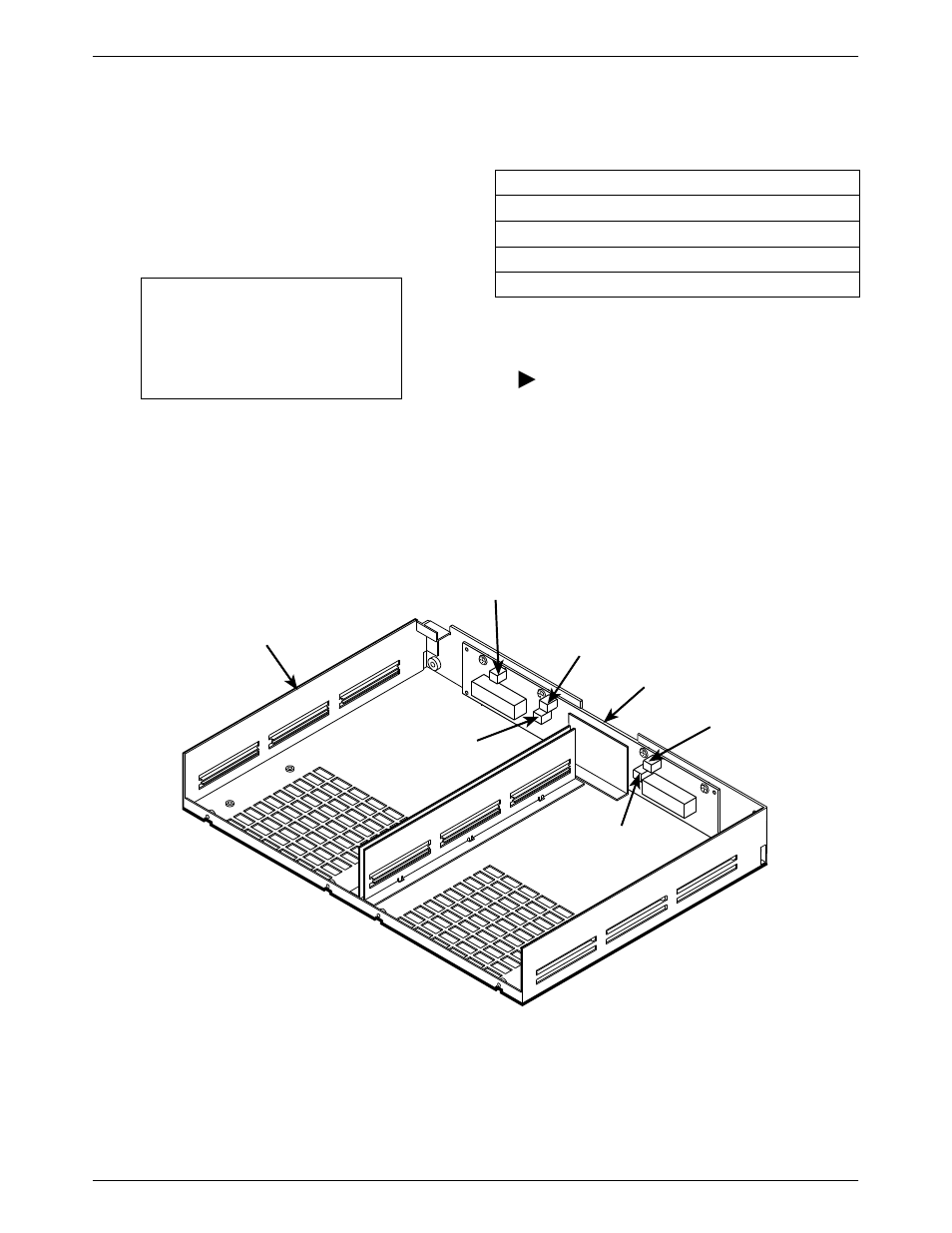 Settings for basic mode, Setting the option straps, To change the mode of operation, see the | Setting the, Option straps, Section, Change the mode of operation, see the, Setting the option, Straps, Section.) | Paradyne COMSPHERE 3600 Series User Manual | Page 22 / 53