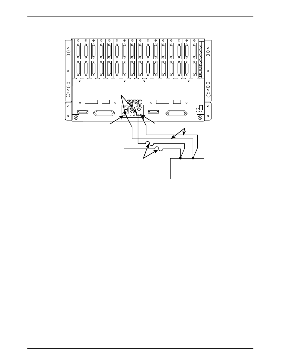 Are optional as per, Vdc power source. see, Figure 2-7 | Are optional as, Then, connect both input power cables to your | Paradyne COMSPHERE 3600 Series User Manual | Page 30 / 53