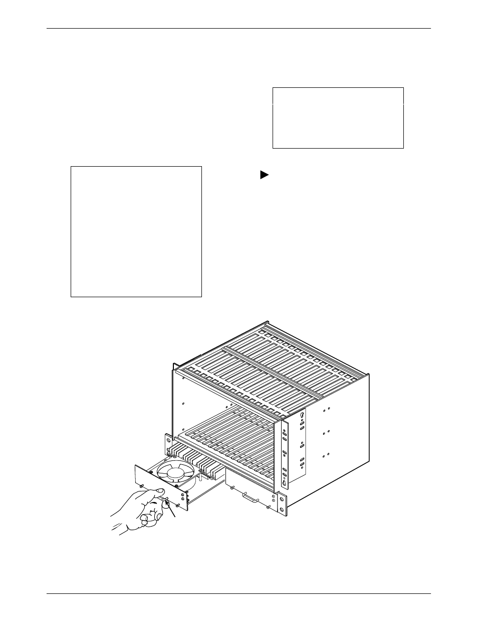 Power module replacement instructions, Replacing a power module, Power module, see the | Power module replacement, Instructions, Section in chapter 3, Replace a power module, see the, Power module, Replacement instructions, Section in chapter 3 of this | Paradyne COMSPHERE 3600 Series User Manual | Page 41 / 53