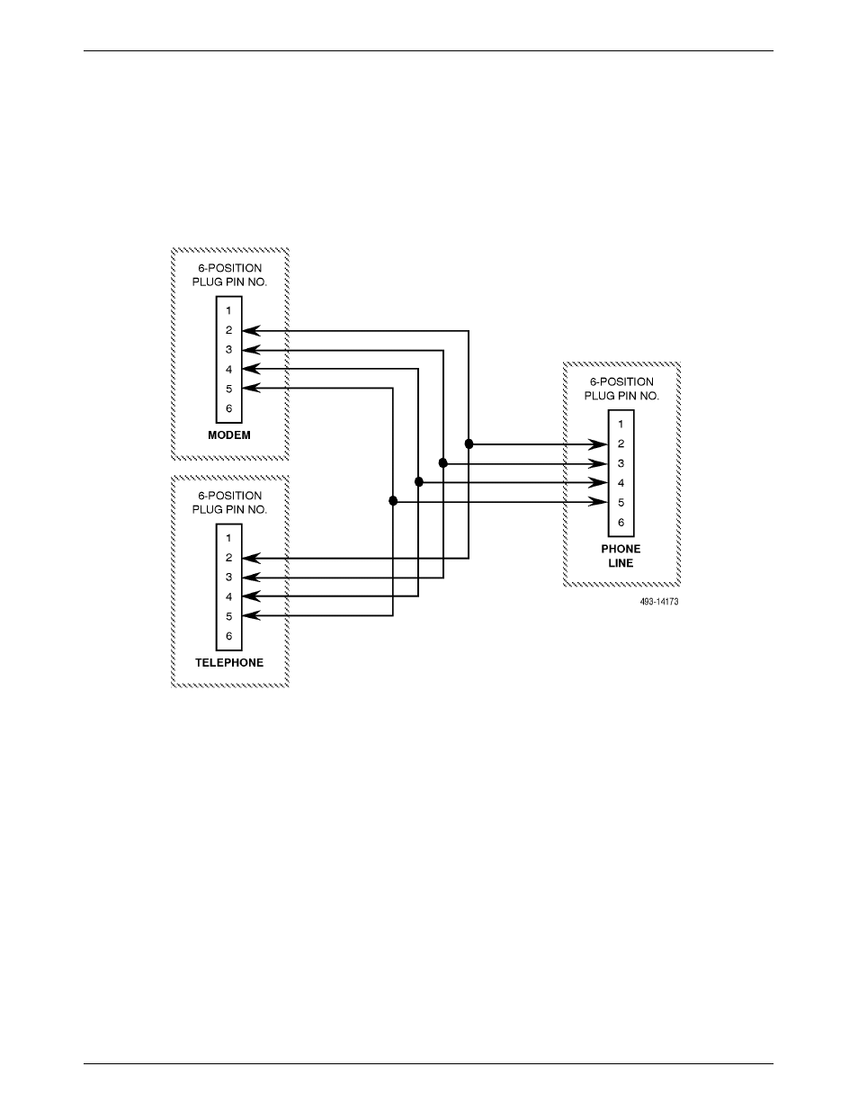 Wiring diagram — “y” cable for external telephone, Auxiliary cables not supplied | Paradyne 3920PLUS User Manual | Page 225 / 285