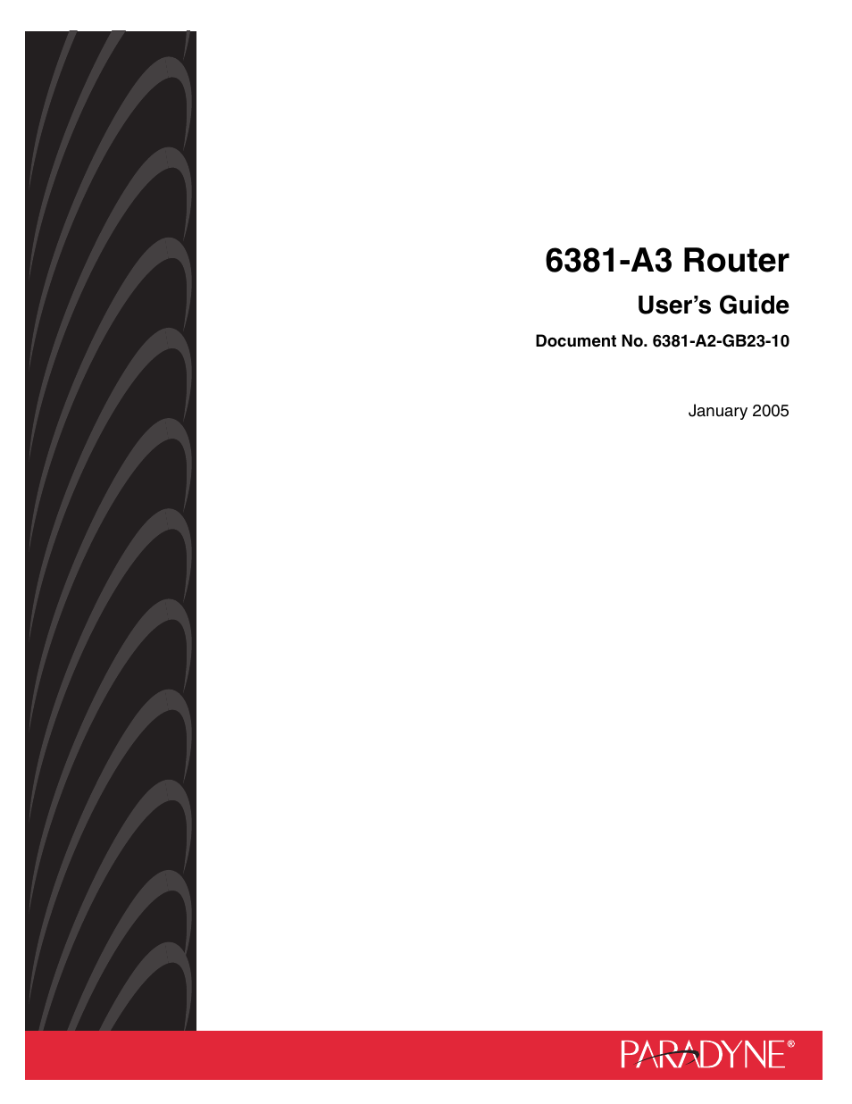 Paradyne 6381-A3 User Manual | 78 pages