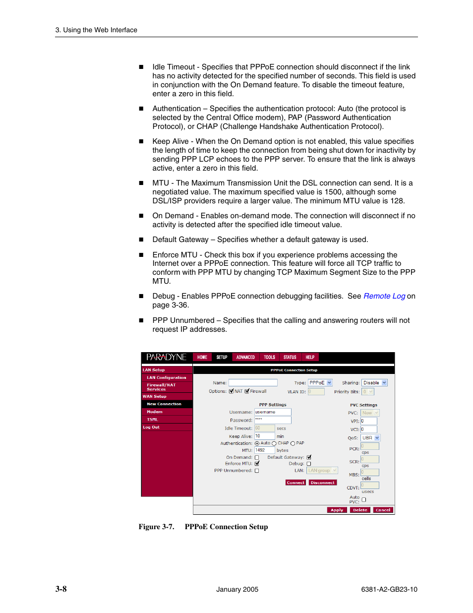 Paradyne 6381-A3 User Manual | Page 36 / 78