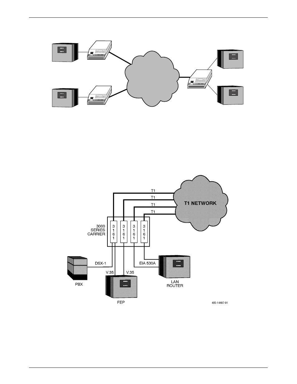 Central-site t1 termination configuration | Paradyne ACCULINK 316x User Manual | Page 26 / 211